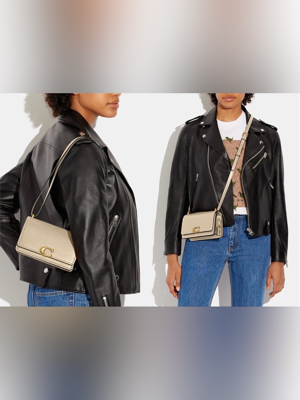 Coach Ivory bandit crossbody bag